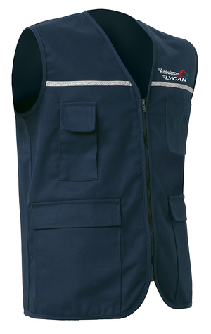 GILET AMBULANCIER BLEU MARINE 